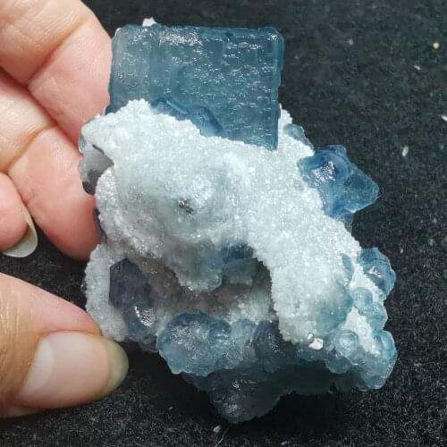 Natural blue-green fluorite mineral specimen aura meditation healing teaching collection home decoration ornament appreciation