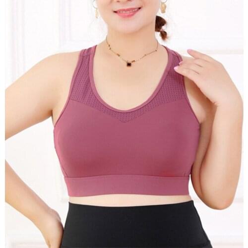 Plus Size Fat 4XL Hot Top Yoga Bra Women Shockproof Gym Shirt Sports Bra Front Sportswear Athletic Wear Gym Leggings Seamless