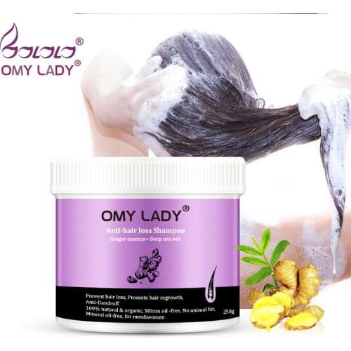 OMY LADY Ginger Anti Hair Loss Shampoo promote hair growth Shampoo Hair Thick Fast Growth Serum Herbal Liquid For Women Men