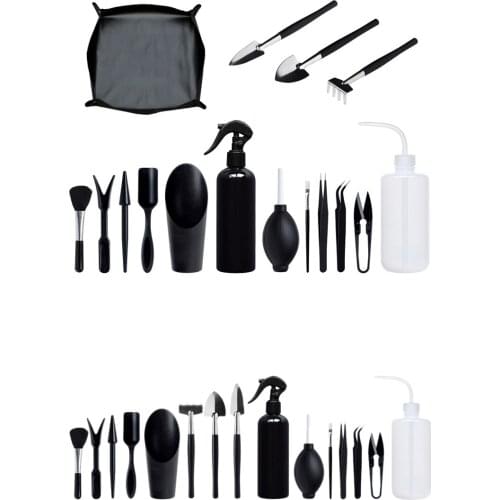 SHGO HOT-Succulent Plants Tools Mini Garden Hand Tools Set Transplanting Tools Miniature Planting Gardening Tool Set for Indoor