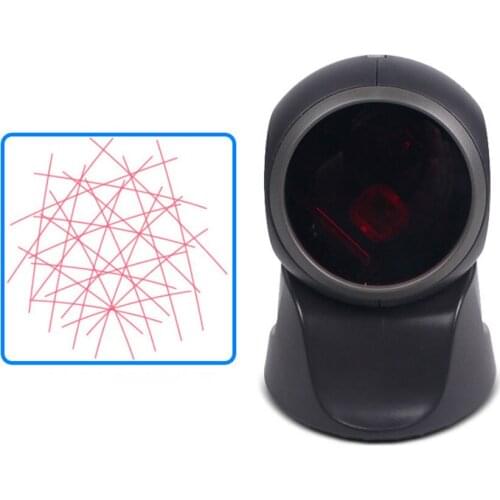 Omnidirectional Laser Barcode Scanner USB white/black Bar code Reader for Retail Store/Supermarket