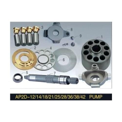 UCHIDA series Piston Pump Parts AP2D28 plunger pump cylinder block