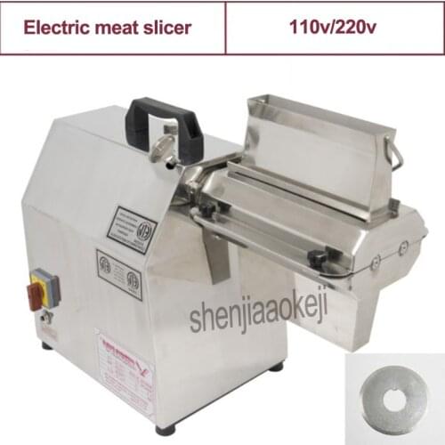 1pc Electric meat slicer Commercial stainless steel automatic meat cutter kitchen restaurant cutting machines 110v/220v 900w