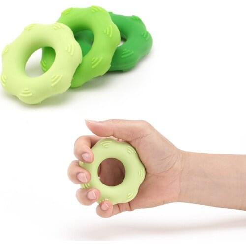 3Pcs/set Silica Gel Finger Grip Trainer Gripping Ring Portable Hand Grip Finger Stretcher-Exercise
