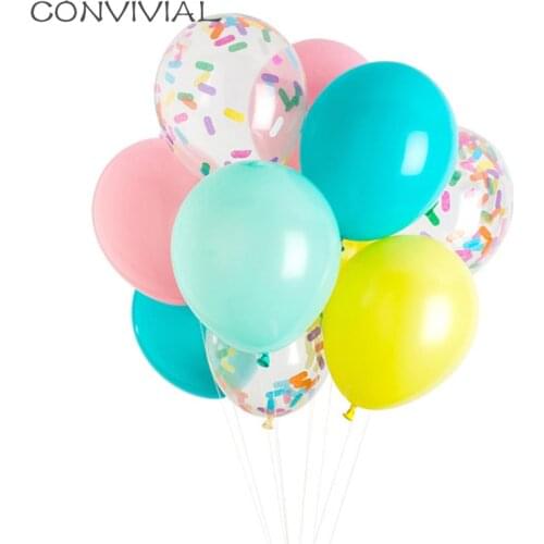 30pcs 10inch Macaron Latex Balloons Wedding Baby Birthday Party Decoration Kids Valentines Day Ballons Unicorn Party Supplies