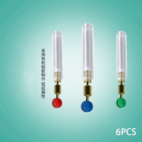 6Pcs Fishing Float Float Rest Organic Silicone Float Tube Soft Core Material Fishing Bobber Peche Accesoires Flotteur Boia