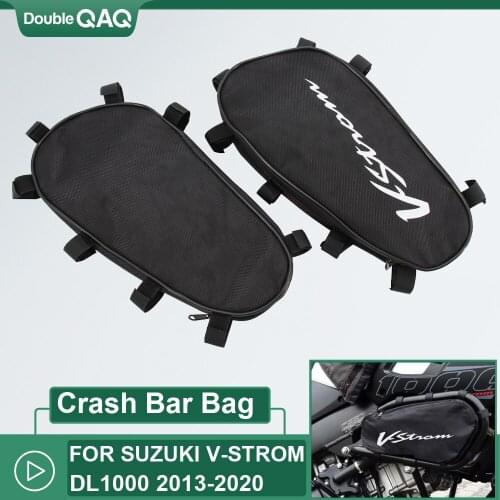Motorcycle Accessories Frame Crash Bar Waterproof Repair Bag Positioning Tool Bag FOR SUZUKI V-STROM DL1000 2013 2014 15 onwards