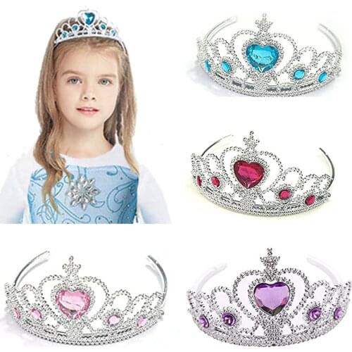 Princess Accessories Elsa Dress Up Set for Toddler Girls Elsa Crown Costume for Kids Party Wedding, Formal Pageant Birthday