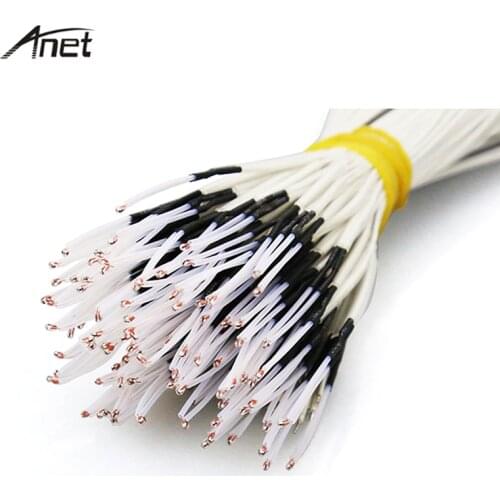 Anet 5 Pcs 10 pcs 3D Printer 100K ohm NTC 3950 Thermistors Sensors Thermistor with Cable For Hotbed RepRap Mendel I3 Printer