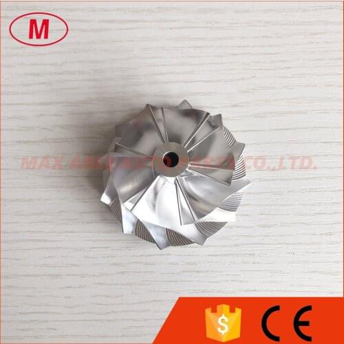 GT15-25 41.80/54.00mm 6+6 blades high performance Turbo aluminum 2618/billet compressor wheel for GTI MK7/06K145702R Upgrade