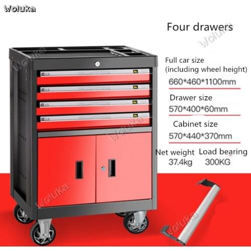 Auto repair tool car multi-function workbench workshop with drawer metal cabinet repair tool cart tool cabinet CD50 Q03