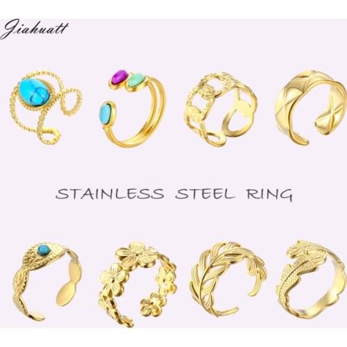 Женские золотые кольца Jiahuatt China At AliExpress