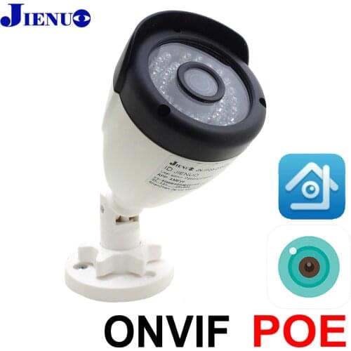 JIENUO POE Ip Camera 1080p HD Cctv Security Video Surveillance Bullet IPCam Infrared Home Outdoor Waterproof Onvif Home Camera