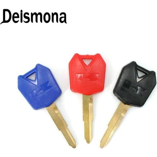 Motorcycle Uncut Blade Key For Kawasaki ZX6R ZX-6R ZX9R ZX-9R ZX10R ZX-10R ZXR250 ZXR400 ZZR400 ZZR600