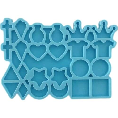 Handmade DIY Earring Collection Silicone Mold Crystal Epoxy Resin Mold For Jewelry Making Tools