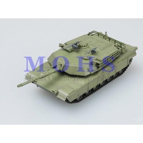 EASY MODEL 35028 1/72 Assembled Model Scale Finished Model Scale Miniature Mmilitary Scale Tank Vehicle M1A1 1988