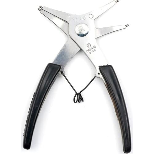 Circlip Pliers External And Internal Use Yellow Pliers Retaining Ring Spring Installation And Removal Tool Calipers