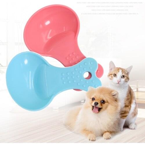 Candy Color Pet Food Spoon Small Cat Litter Scoop Shovel Pet Feeding Spoon Shovel Cat Dog Food Scoop Spade Dishes 1Pcs