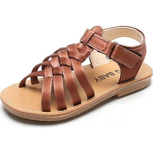 CMSOLO Children New Fashion Sandals Comfortable Classic Boy Girl Sandal Shoes Cute Kids Shoe Simple Casual Beach Flat Heels