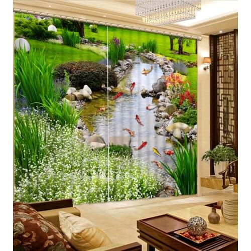 3D Printing Curtains Hight Quality Blackout Cortians Full Light Shading Bedroom Livng Room Curtains 3D Curtains