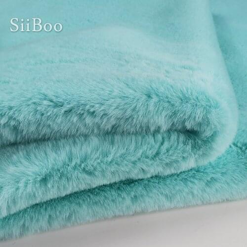 Super thickness 2cm imitation rabbit plush faux fur fabric for coat scarf photography pelliccia tissu fourrure SP6081