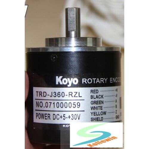 TRD-J360-RZL rotary encoder / shaft diameter 8mm / 360P / R pulse, New In Box, Free Shipping