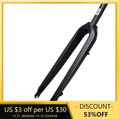 No logo full carbon fiber carbon fiber 26 /27.5/29er hard mountain bike fork carbon fork mtb bike fork