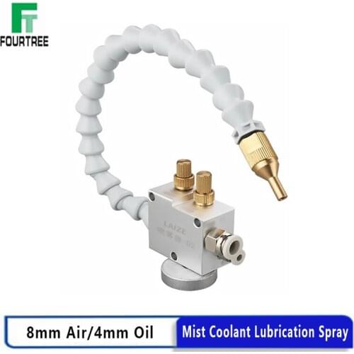 Air Pipe Mist Coolant Lubrication Spray System Cooling Sprayer Universal for CNC Lathe Milling Drill Grind Machine High Quality