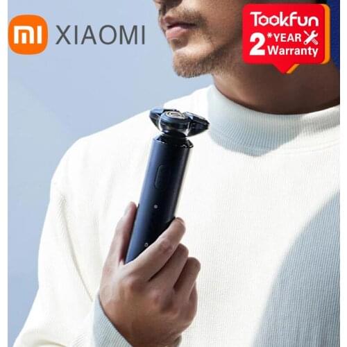 XIAOMI MIJIA Portable Electric Shaver S700 Smart Flex Razor Beard Mens Trimmer 3 Ceramics Cutter Head Shaving IPX7 Waterproof