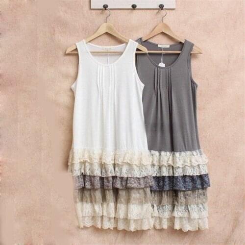 1pcs New Style Sleeveless Tiered Skirt Sweet Base Skirt Spring Summer Cosplay Dress for Women Girl Christmas Gift