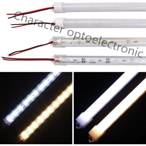 10Pcs 50cm DC12V SMD 5630/5730 LED Rigid LED Strip Bar Light+pc cover LED Bar Light tube (warm white / cool white)
