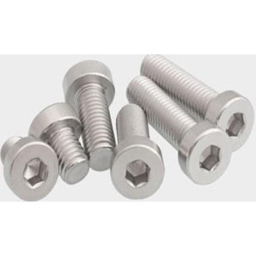5-50PCS DIN7984 M3 M4 m5 m6 M8 stainless steel hex socket thin Low short head cap model auto diy screw,bolts