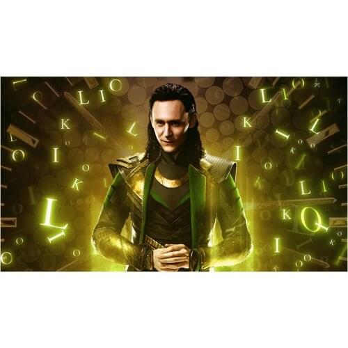 Diamond Embroidery 5D Diamond Painting Loki New Marvel TV Series Poster Tom Hiddleston Cross Stitch Kits Mosaic Home Decor