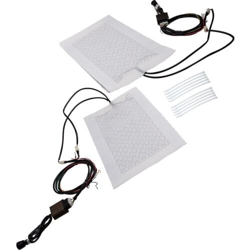 12v Car Heated Seat Mats Universal Winter Heating Warmer Cover Pad 3 Levels carbon fibers Dropshipping