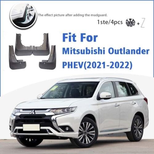 Mudguard For Mitsubishi Outlander 2021-2022 Front Rear 4pcs Mudflaps Mudguards Car Accessories Auto Styline Splash Guard Fender