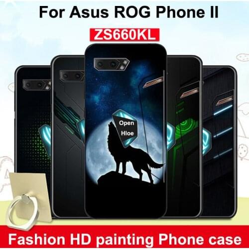 For ASUS ROG Phone II Case ROG2 HOT cartoon game pattern Matte Soft Silicone Back Cover Phone Cases For ASUS ROG Gaming Phone 2