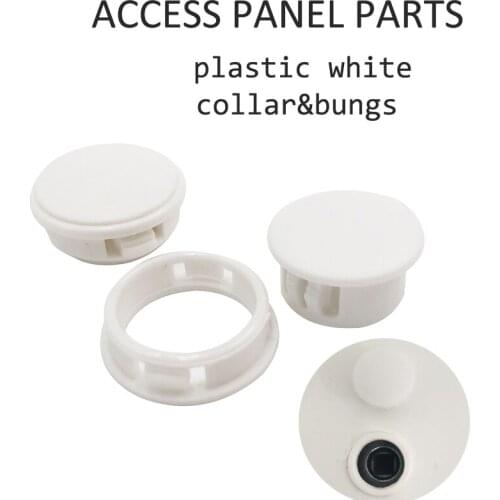 Access Panel Parts Plastic White Color Collar And Bungs For Metal Inspection Doors Check Hole