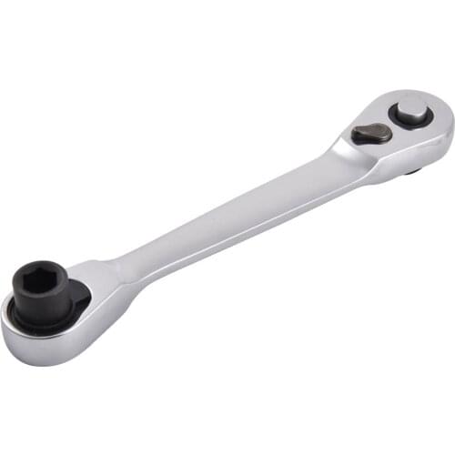 Ratchet Wrench 1/4"Mini Ratchet Wrench Batch Head Handle - Small Fly Socket Wrench #25