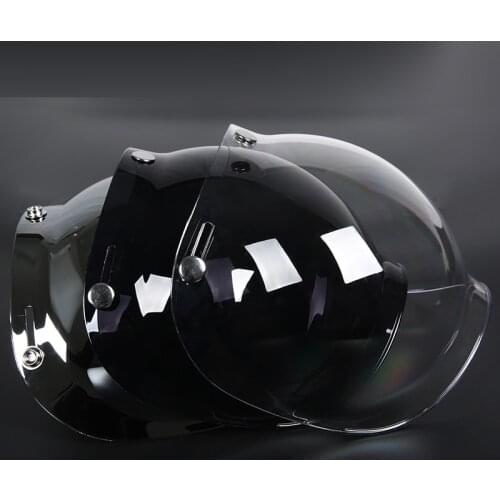 Retro Motorcycles Visor Capacete Lens Motorcycle Helmet Accessories Open Face Helmet Visor Motorcycle Helmets Bubble Visors