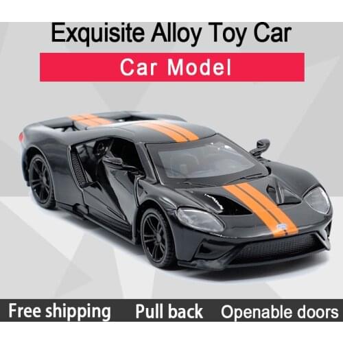 New Arrival Caipo Ford GT 2017 Alloy Diecast Car Model Toy With Pull Back /For Children Gifts /Educational Toy Collection