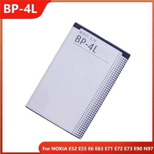 Original BP-4L Phone Battery For NOKIA E52 E55 E6 E63 E71 E72 E73 E90 N97 BP-4L Replacement Rechargable Batteries 1500mAh