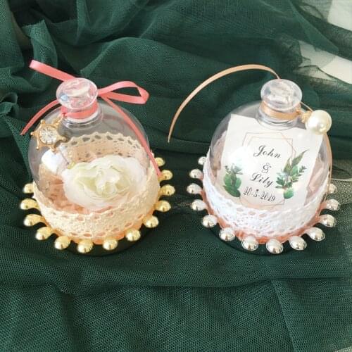 Personalized plastic candy box favor gifts boxes for wedding baby shower birthday anniversary party guests wholesales 25pcs lot