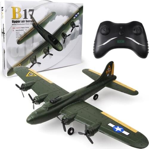 Large EPP Craft Foam Fall Resistant 2CH Stunt Flying Glider Long Battery Life Air Fortress Bomber RC Airplane Model Kid Toy GIft