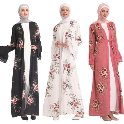 Muslim Dress Muslim Fashion Luxury Embroidery Muslim Women Middle East Long Dresses Kimono