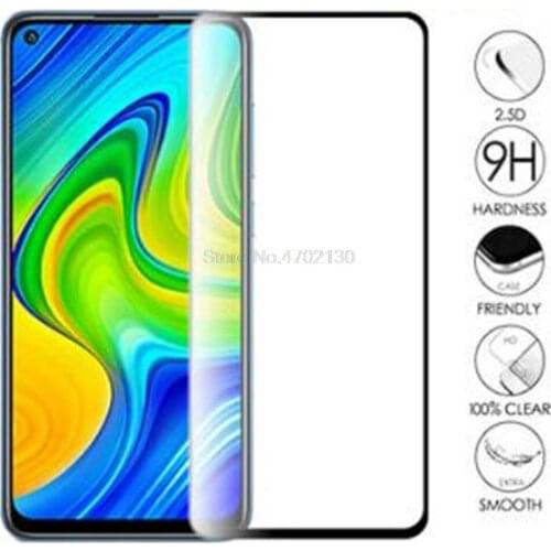 Full Cover For Xiaomi Redmi Note 9S 9 Pro 8 Pro 7 Glass Screen Protector For Xiomi Xaomi Redme Note9s Note9 9Pro Film