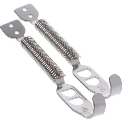 Stainless Bonnet Springs Clips Hood Panel Race Rally Pair Lock For IMPREZA EJ18