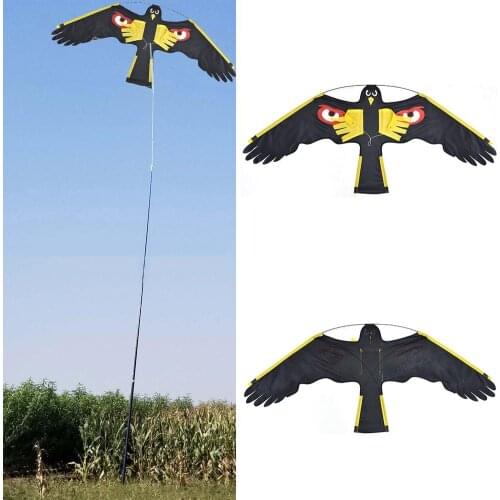 Emulation Flying Kite Lifelike Bird Scarer Drive Bird Kite Bird Scare Garden Reflective Eye Scarecrow Yard Patio Keep Bird Away