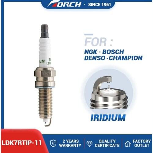 Candle Replacement for NGK SILZKR7B11 Iridium Platinum Spark Plug Torch LDK7RTIP-11 Bosch 0242135548 Champion 9023 Denso VXUH22I