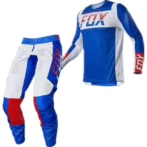 Dirt MoFox 2021MX ATV Racing 180\360 Linc Motocross Street Moto Rider Red Gear Set Motorcycle MTB Bike Suit
