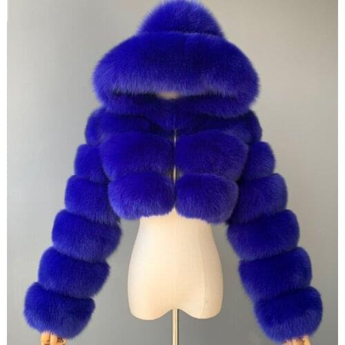 Women Winter Furry Long Sleeve Zip Faux Fur Coats Fake Fur Jackets With Hooded Short Fur Jacket Overcoat